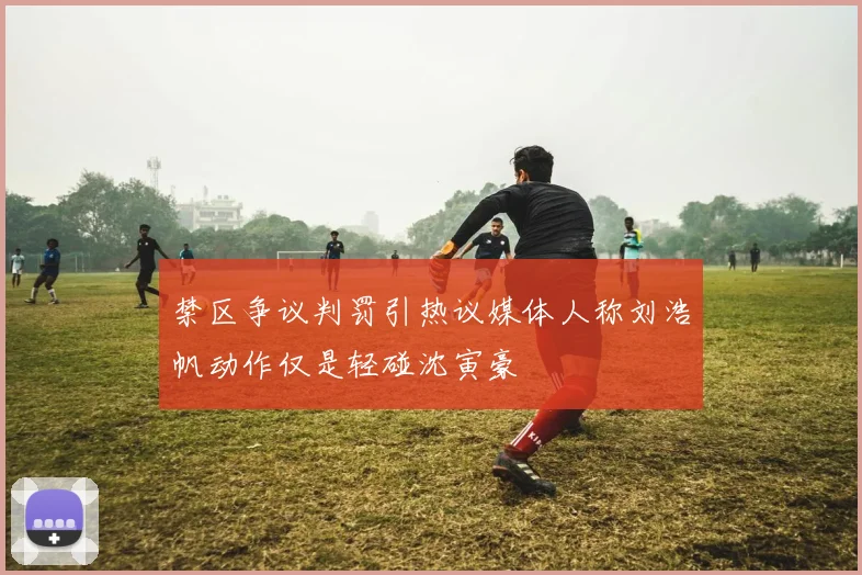 禁区争议判罚引热议媒体人称刘浩帆动作仅是轻碰沈寅豪